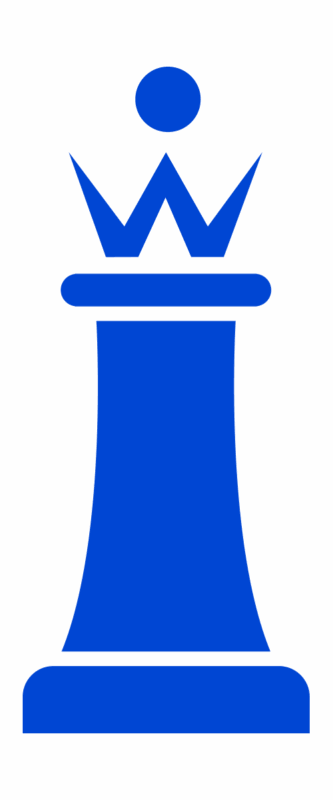 Die Dame im Schlauch - blau und groß